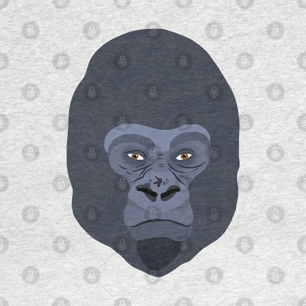 Gorilla Face by ElviaMontemayor